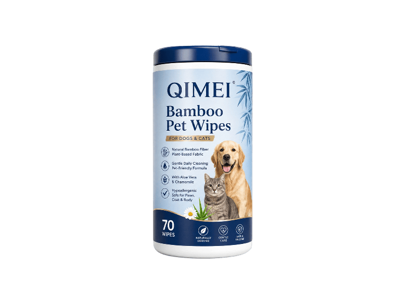 Bamboo pet wipes