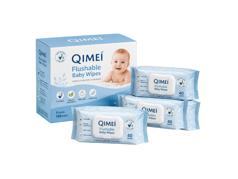 Flushable Baby Wipes