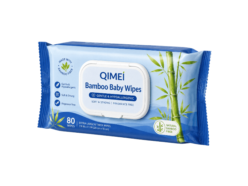 bamboo baby wipe