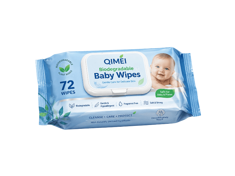 biodegradable baby wipe