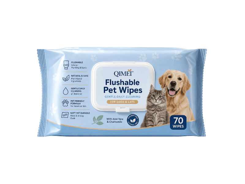flushable pet wipes