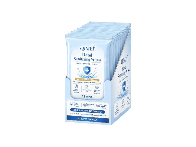 hand sanitizing wipes