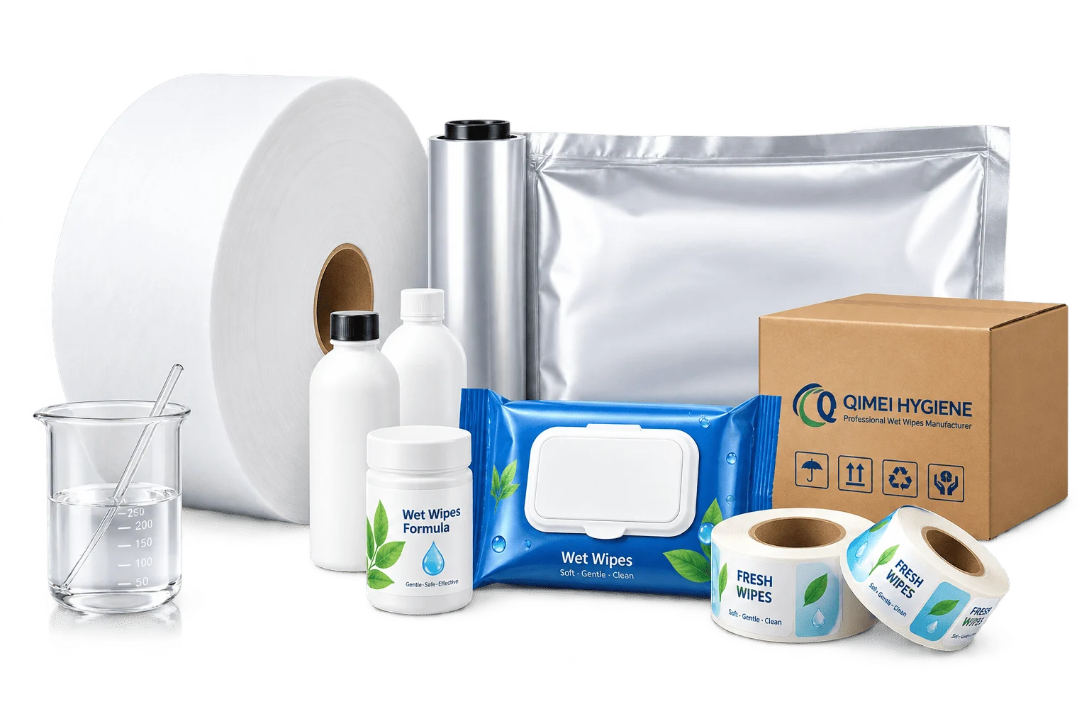 wet wipes raw material