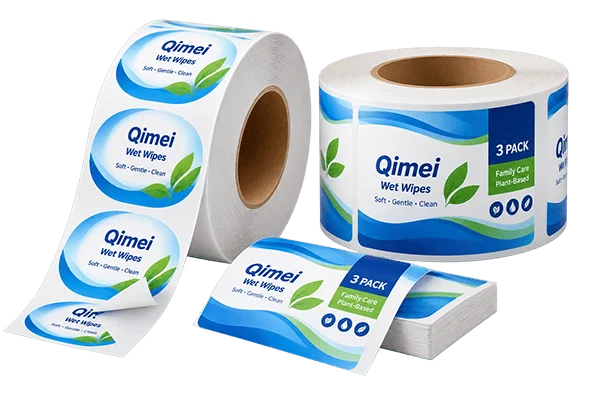 label & Sticker for wet wipes