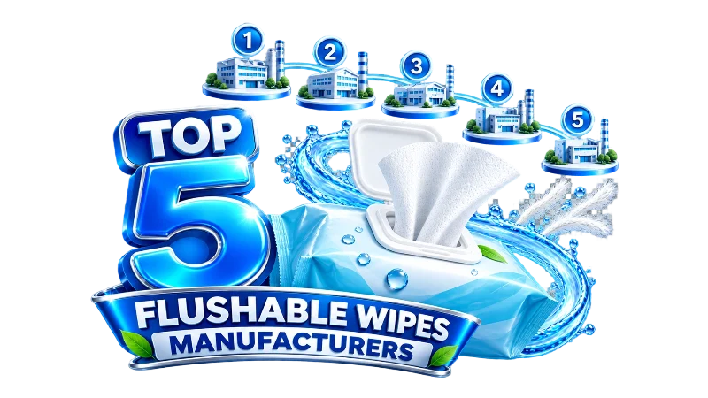 Top 5 Flushable Wipes Manufacturers