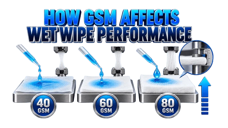 How GSM Affects Wet Wipe Performance
