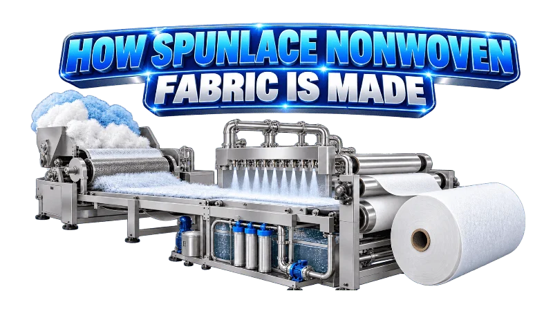 How spunlace nonwoven fabric is made
